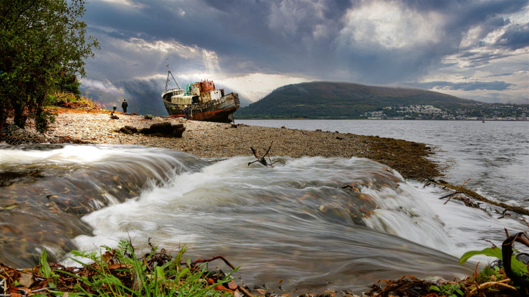 schiffswrack schottland