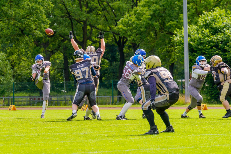 American Football - Bocholt Rhinos gegen die Windeck-Giborim