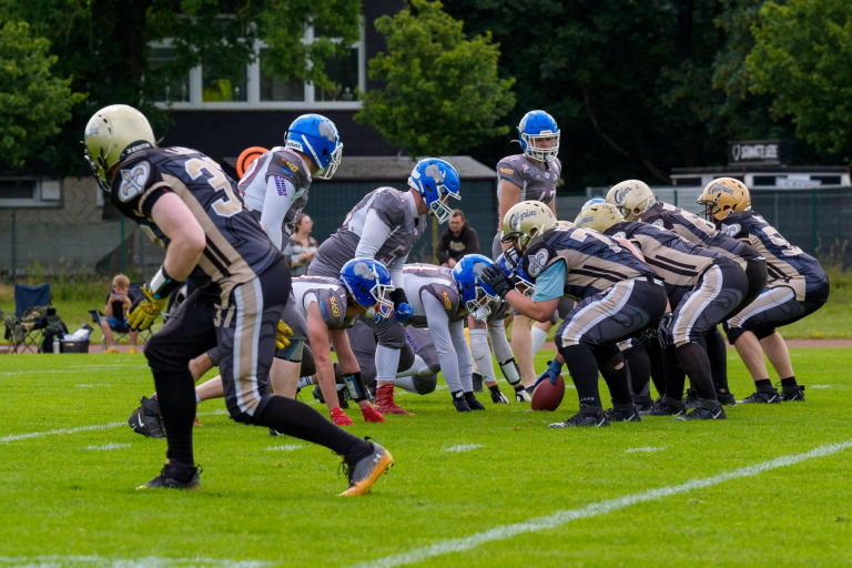 American Football - Bocholt Rhinos gegen die Windeck-Giborim