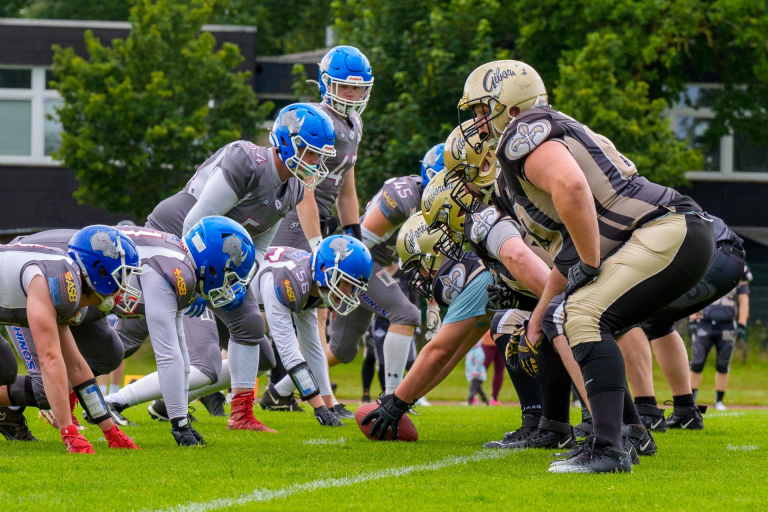 American Football - Bocholt Rhinos gegen die Windeck-Giborim