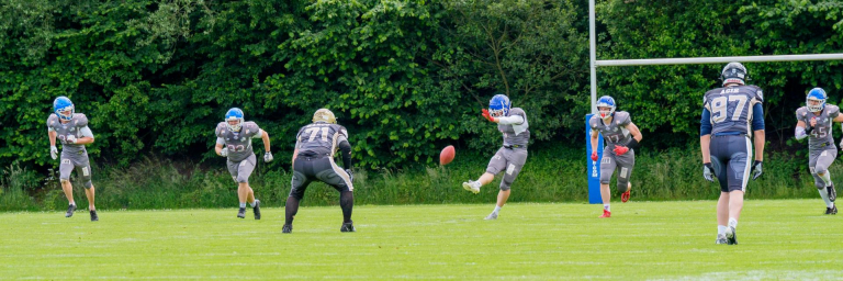 American Football - Bocholt Rhinos gegen die Windeck-Giborim