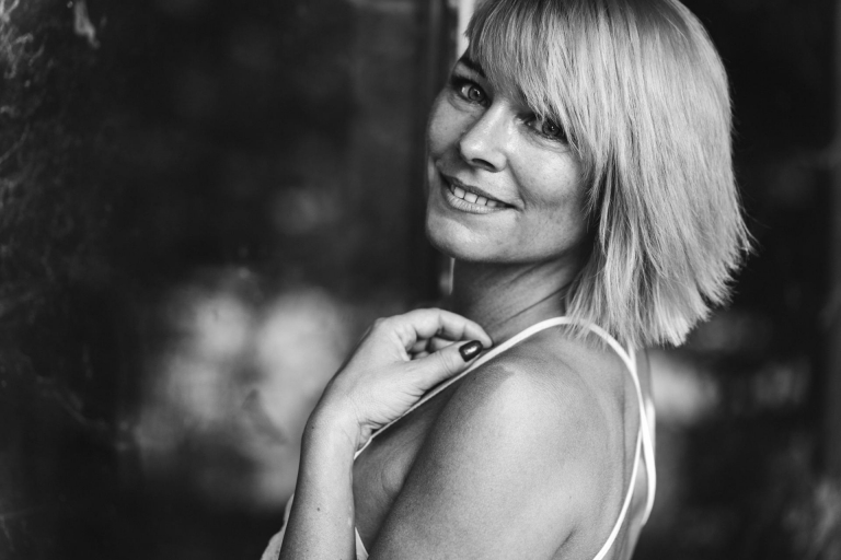 Portraitshooting mit dem Model "Total Blue"