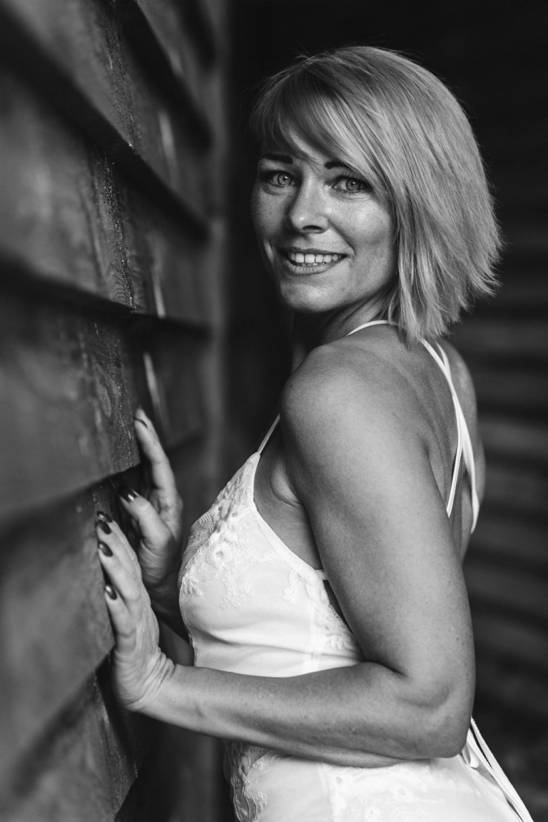 Portraitshooting mit dem Model "Total Blue"