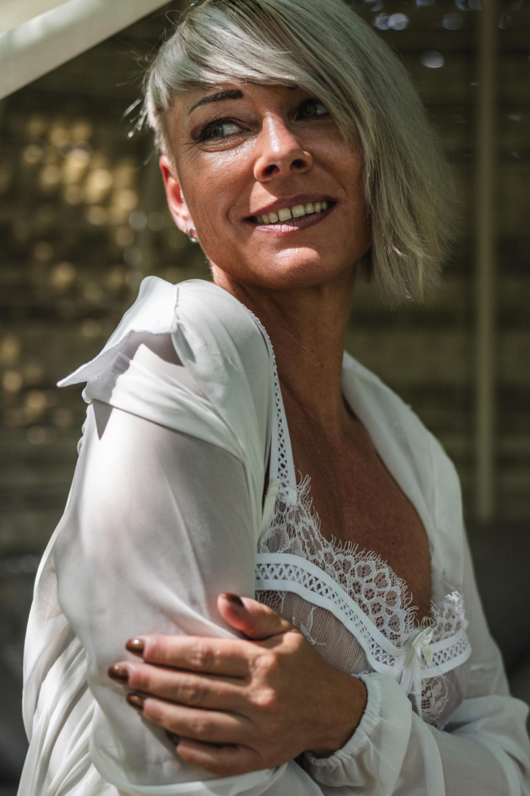 Portraitshooting mit dem Model "Total Blue"